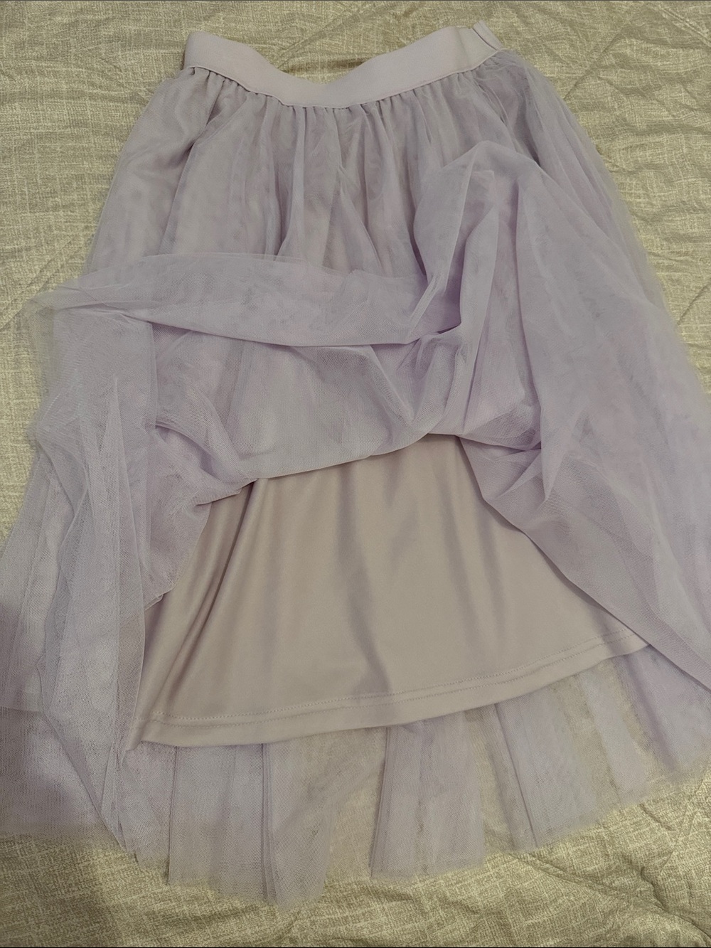 Charlotte Russe Lavender Tulle Skater Skirt - Picture 3 of 3